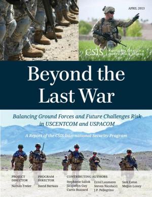 Cover of the book Beyond the Last War by Andrew C. Kuchins, Jeffrey Mankoff, Oliver Backes