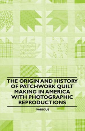 Cover of the book The Origin and History of Patchwork Quilt Making in America with Photographic Reproductions by Edward C. Crossman