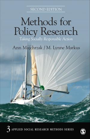 Cover of the book Methods for Policy Research by Dr. Lisa Patel Stevens, Thomas W. Bean