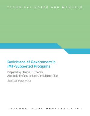Cover of the book Definitions of Government in IMF-Supported Programs by International Monetary Fund. External Relations Dept.