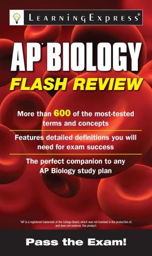 Cover of the book AP Biology Flash Review by LearningExpress LLC