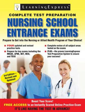 Book cover of Nursing School Entrance Exams