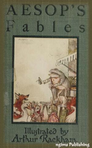 Book cover of Aesop's Fables (Illustrated by Arthur Rackham + Audiobook Download Link + Active TOC)