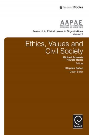 Cover of the book Ethics, Values and Civil Society by Michele La Neve