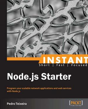 Cover of the book Instant Node.js Starter by Abdelmonam Kouka
