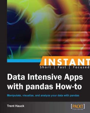 Cover of the book Instant Data Intensive Apps with Pandas How-to by Marek Chmel, Vladimír Mužný