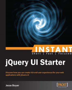 Cover of the book Instant jQuery UI Starter by Hamidreza Sattari