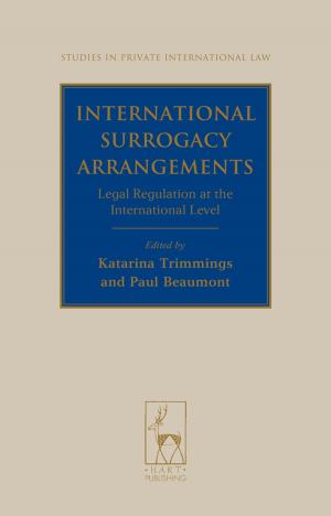 Cover of the book International Surrogacy Arrangements by Gill Stewart