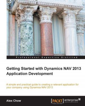 Cover of Getting Started with Dynamics NAV 2013 Application Development
