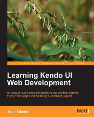 Book cover of Learning Kendo UI Web Development