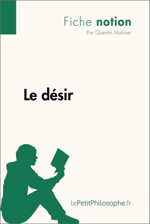 Cover of the book Le désir (Fiche notion) by Philippe Staudt, lePetitPhilosophe.fr