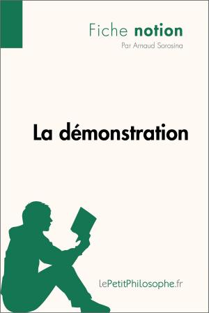 Cover of the book La démonstration (Fiche notion) by François Salmeron, lePetitPhilosophe.fr