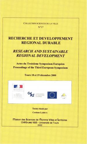 Cover of the book Recherche et développement régional durable by Collectif