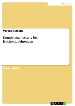 Cover of the book Kompetenzmessung bei Hochschullehrenden by Wolfgang Frank