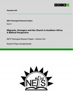 bigCover of the book Migrants, Strangers and the Church in Southern Africa. A Biblical Perspective by 