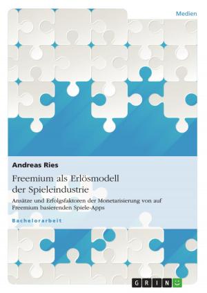Cover of the book Freemium als Erlösmodell der Spieleindustrie by Helmut Wagner