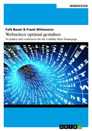 Cover of the book Webseiten optimal gestalten by Nadine Janousek