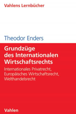 Cover of Grundzüge des Internationalen Wirtschaftsrechts