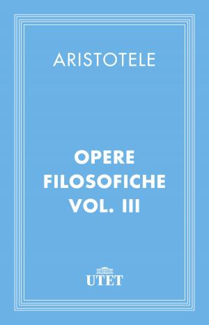 Cover of Opere filosofiche. Vol. III