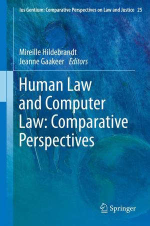Cover of the book Human Law and Computer Law: Comparative Perspectives by Benjamin Jan Kouwer