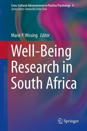 Cover of the book Well-Being Research in South Africa by David Jou, José Casas-Vázquez, Manuel Criado-Sancho
