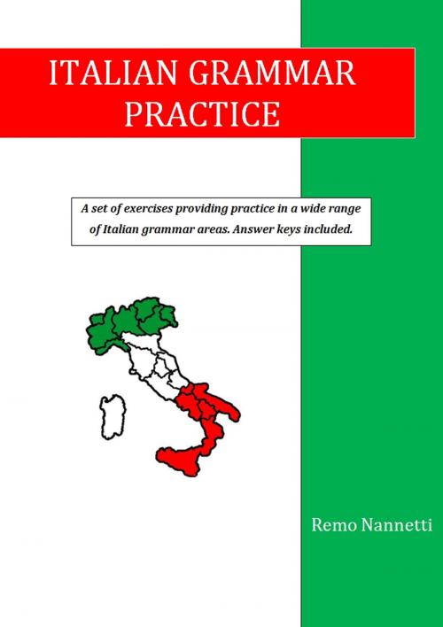 Cover of the book Italian Grammar Practice by Remo Nannetti, Remo Nannetti