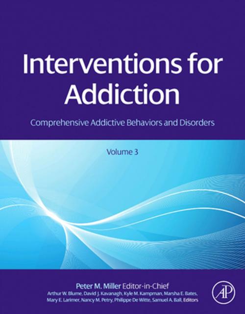 Cover of the book Interventions for Addiction by Peter M. Miller, Elsevier Science