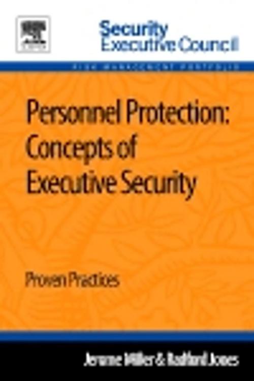 Cover of the book Personnel Protection: Concepts of Executive Security by Jerome Miller, Radford Jones, Elsevier Science