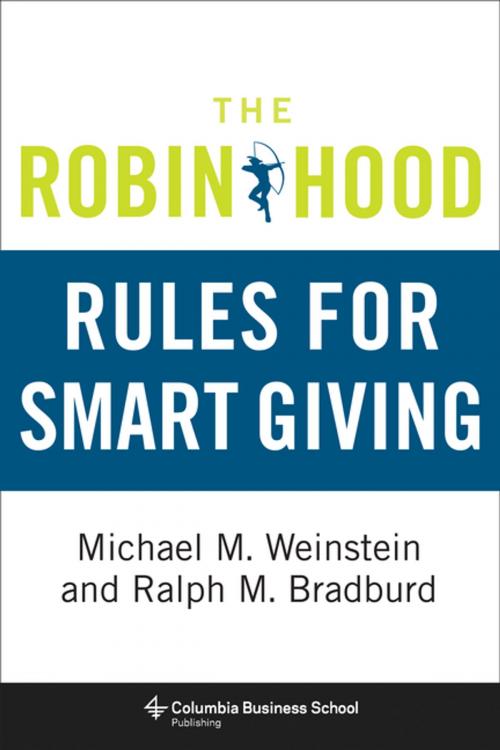 Cover of the book The Robin Hood Rules for Smart Giving by Michael Weinstein, Ralph Bradburd, Columbia University Press