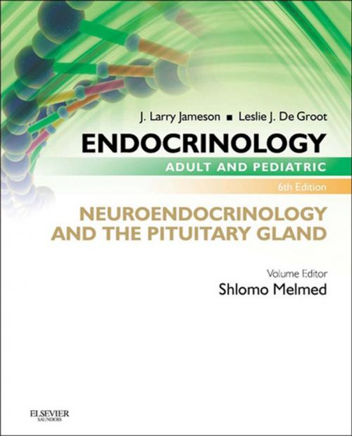 Cover of the book Endocrinology Adult and Pediatric: Neuroendocrinology and The Pituitary Gland E-Book by Shlomo Melmed, MBChB, MACP, J. Larry Jameson, MD, PhD, Leslie J. De Groot, MD, Elsevier Health Sciences