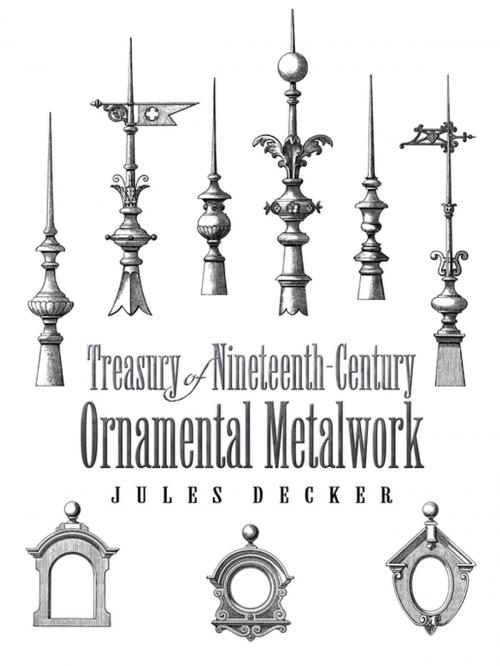 Cover of the book Treasury of Nineteenth-Century Ornamental Metalwork by Jules Decker, Dover Publications