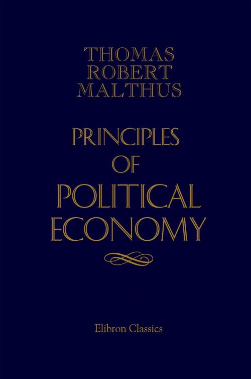 Cover of the book Principles of Political Economy. by Thomas Malthus., Adegi Graphics LLC