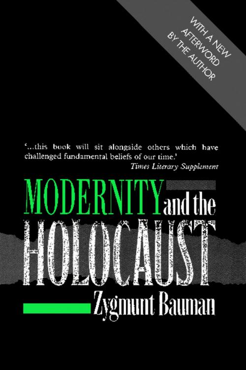 Cover of the book Modernity and the Holocaust by Zygmunt Bauman, Wiley