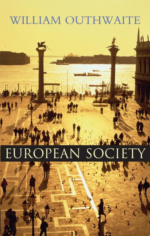 Cover of the book European Society by William Outhwaite, Wiley