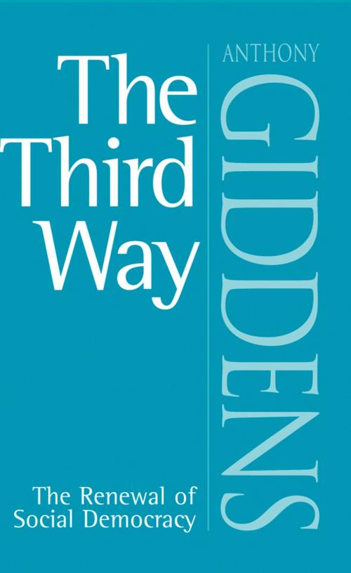 Cover of the book The Third Way by Anthony Giddens, Wiley