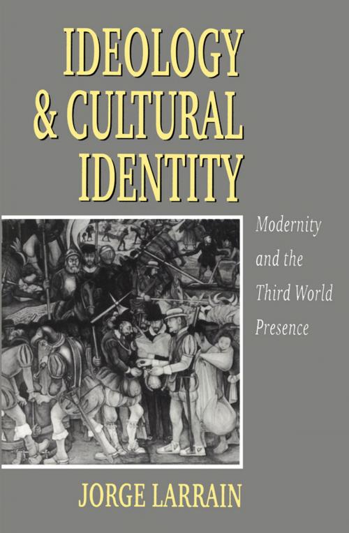 Cover of the book Ideology and Cultural Identity by Jorge Larrain, Wiley