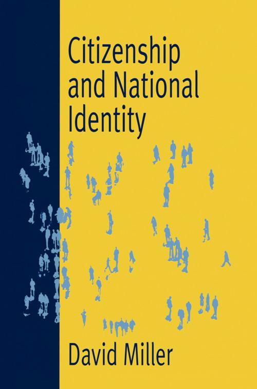 Cover of the book Citizenship and National Identity by David l. Miller, Wiley