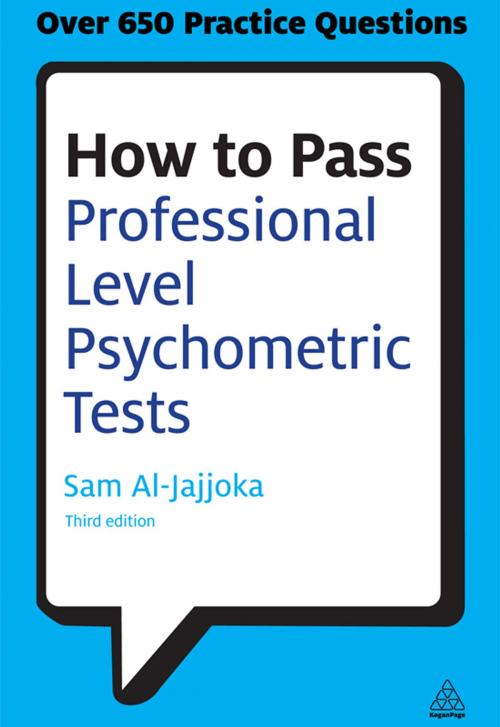 Cover of the book How to Pass Professional Level Psychometric Tests by Sam Al-Jajjoka, Kogan Page