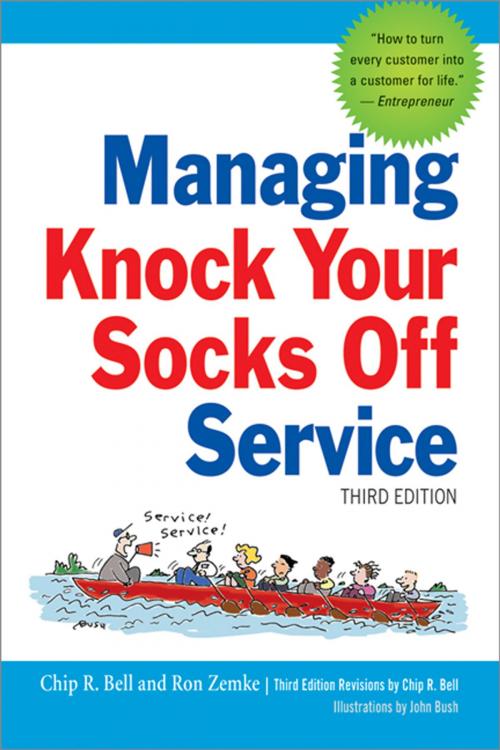 Cover of the book Managing Knock Your Socks Off Service by Chip Bell, Ron Zemke, John Bush, AMACOM