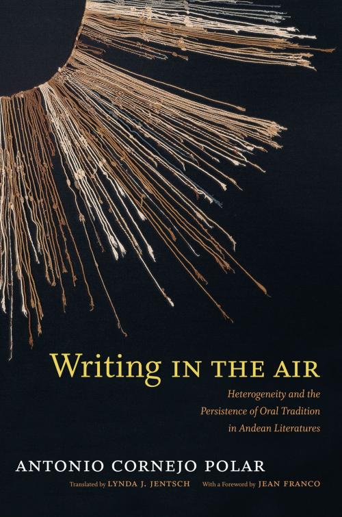 Cover of the book Writing in the Air by Antonio Cornejo Polar, Duke University Press