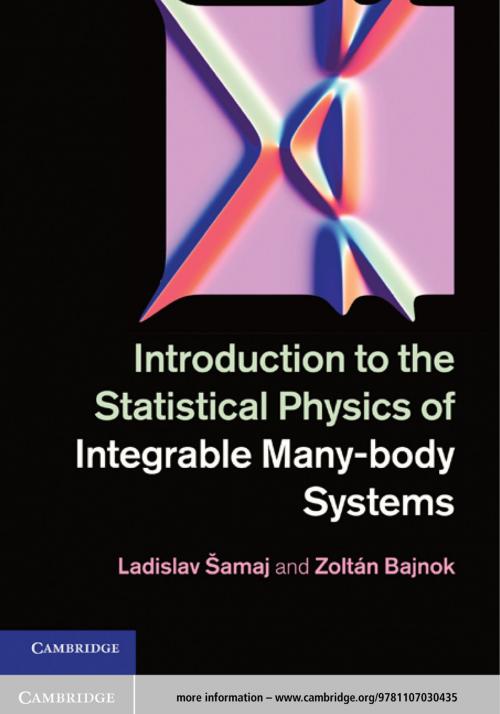 Cover of the book Introduction to the Statistical Physics of Integrable Many-body Systems by Ladislav Šamaj, Zoltán Bajnok, Cambridge University Press