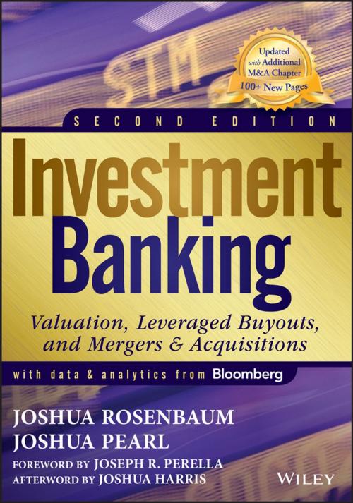 Cover of the book Investment Banking by Joshua Rosenbaum, Joshua Pearl, Joshua Harris, Wiley