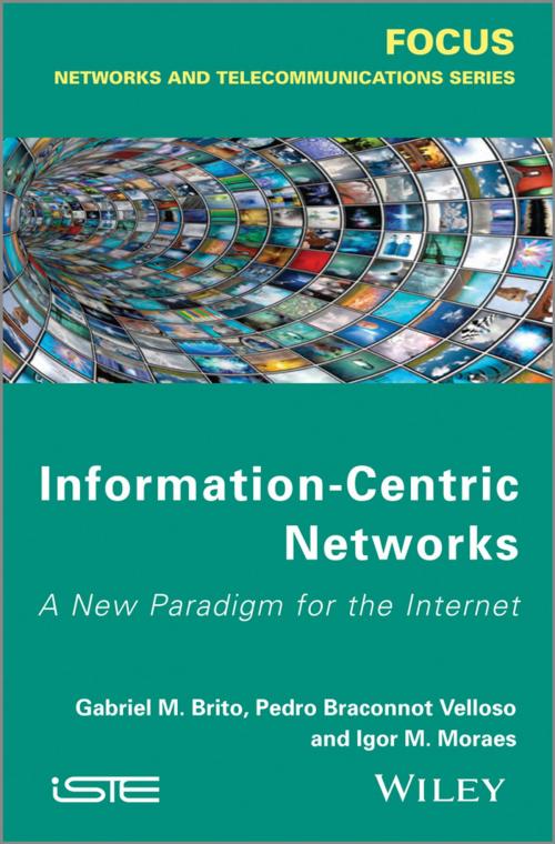 Cover of the book Information-Centric Networks by Gabriel M. de Brito, Igor M. Moraes, Pedro B. Velloso, Wiley