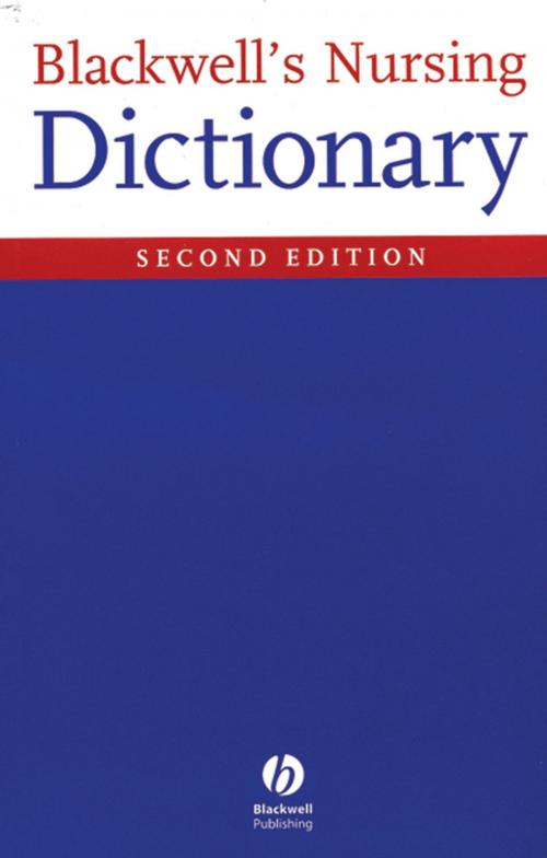 Cover of the book Blackwell's Nursing Dictionary by , Wiley