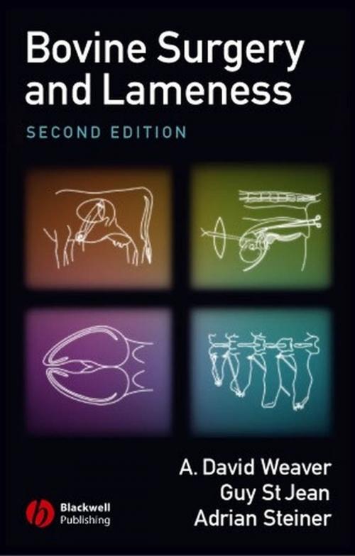 Cover of the book Bovine Surgery and Lameness by A. David Weaver, Adrian Steiner, Guy St. Jean, Wiley