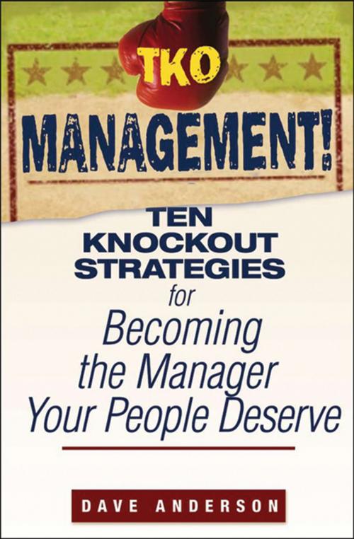 Cover of the book TKO Management! by Dave Anderson, Wiley