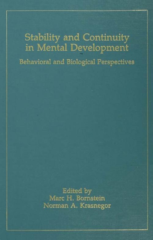 Cover of the book Stability and Continuity in Mental Development by , Taylor and Francis