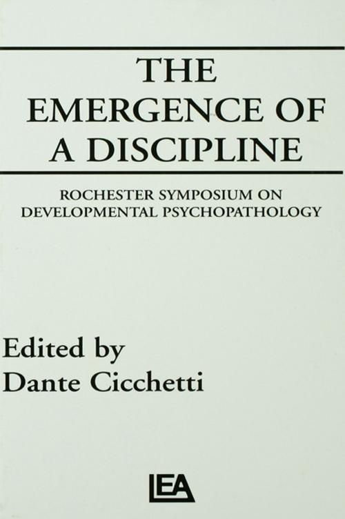 Cover of the book The Emergence of A Discipline by , Taylor and Francis