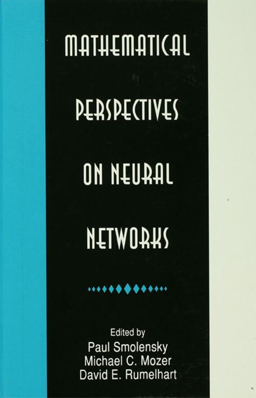Cover of the book Mathematical Perspectives on Neural Networks by , Taylor and Francis