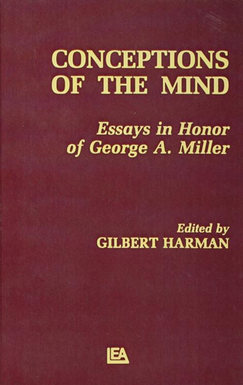 Cover of the book Conceptions of the Human Mind by , Taylor and Francis